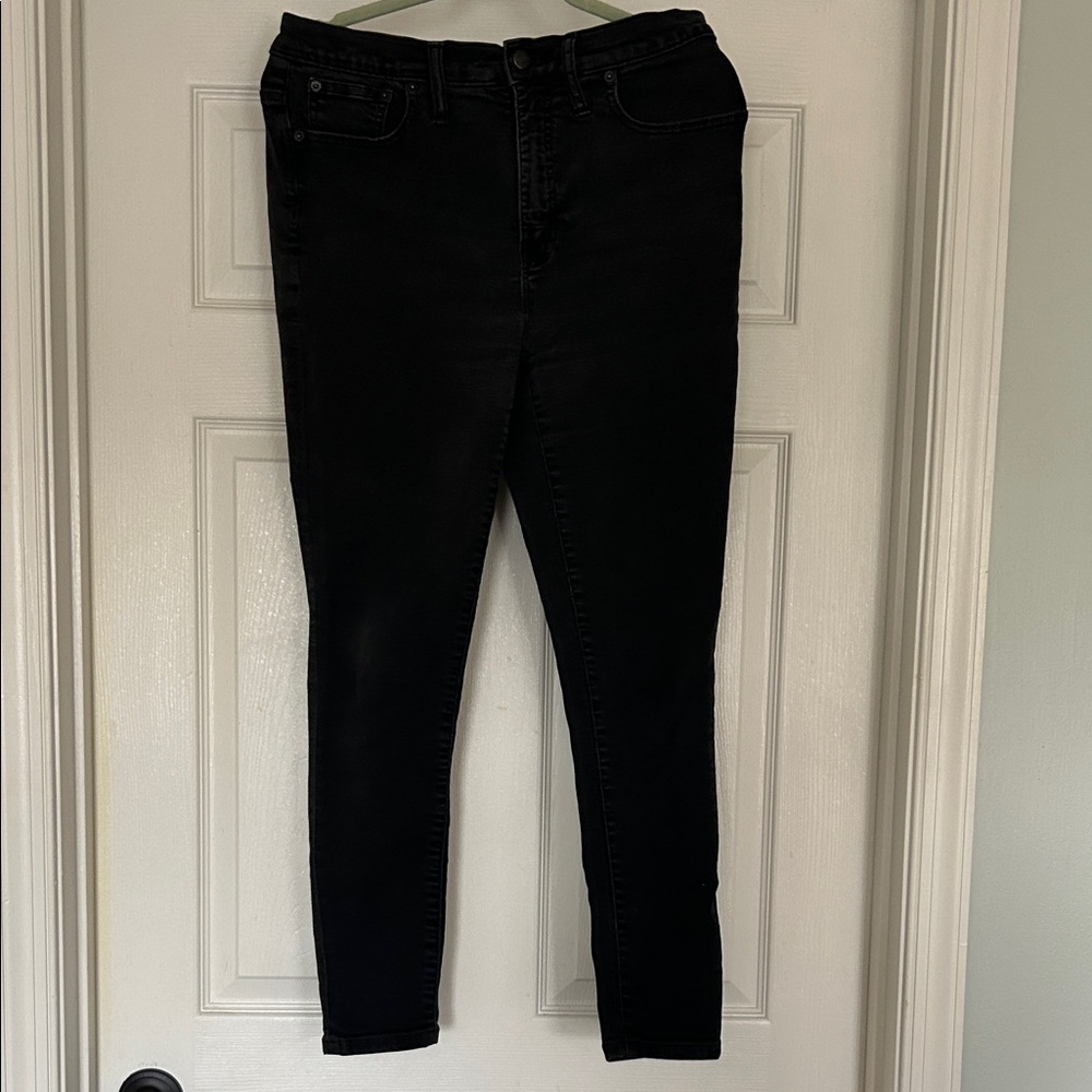J. Crew Black Skinny Stretch Jeans